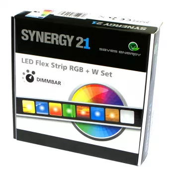 Synergy 21 LED Flex Strip 5050 - 30 RGB-W DC12V complete Set V2