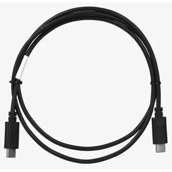 USB 2.0 USB-C to USB-C cable LANBERG CA-CMCM-10CU-0010-BK 1 m, black, 480 Mbit/s, gold-plated contacts
