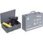 Tool case allit DinoPlus Metal 33 — steel sheet construction, grey, robust storage box