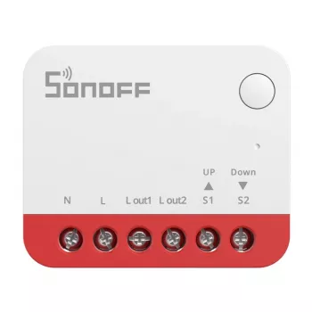 Smart switch Sonoff MINI-ZBRBS ZigBee compatible mini size for in-wall installation, low-profile relay