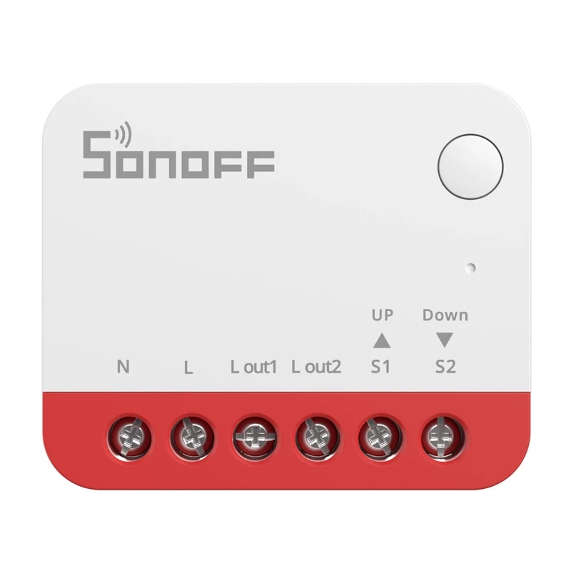 Smart switch Sonoff MINI-ZBRBS ZigBee compatible mini size for in-wall installation, low-profile relay