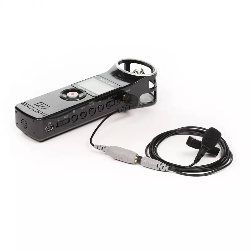 Lavalier microphone RØDE smartLav+ — wired omnidirectional 3.5 mm, 20–20,000 Hz, -35 dB sensitivity, 2 pcs, carrying case