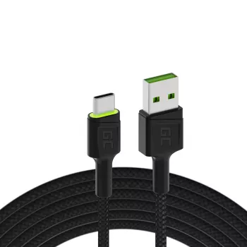Green Cell KABGC13 USB cable USB 2.0 2 m USB A USB C Black