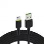 Green Cell KABGC13 USB cable USB 2.0 2 m USB A USB C Black