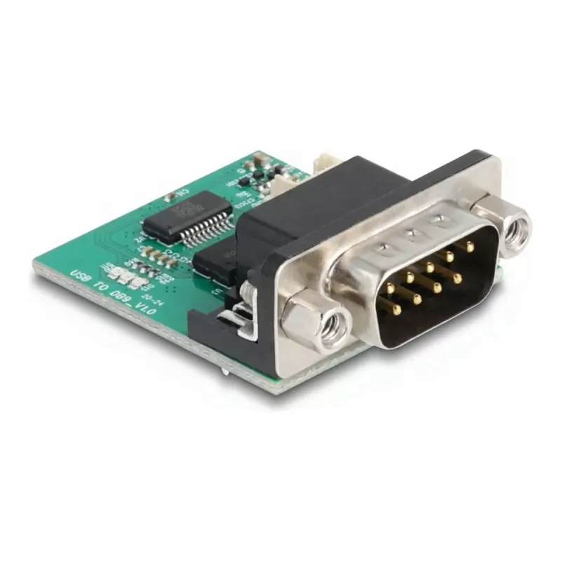 DeLOCK 90781 Serial Converter Repeater Isolator USB 2.0 RS-232 Black Green