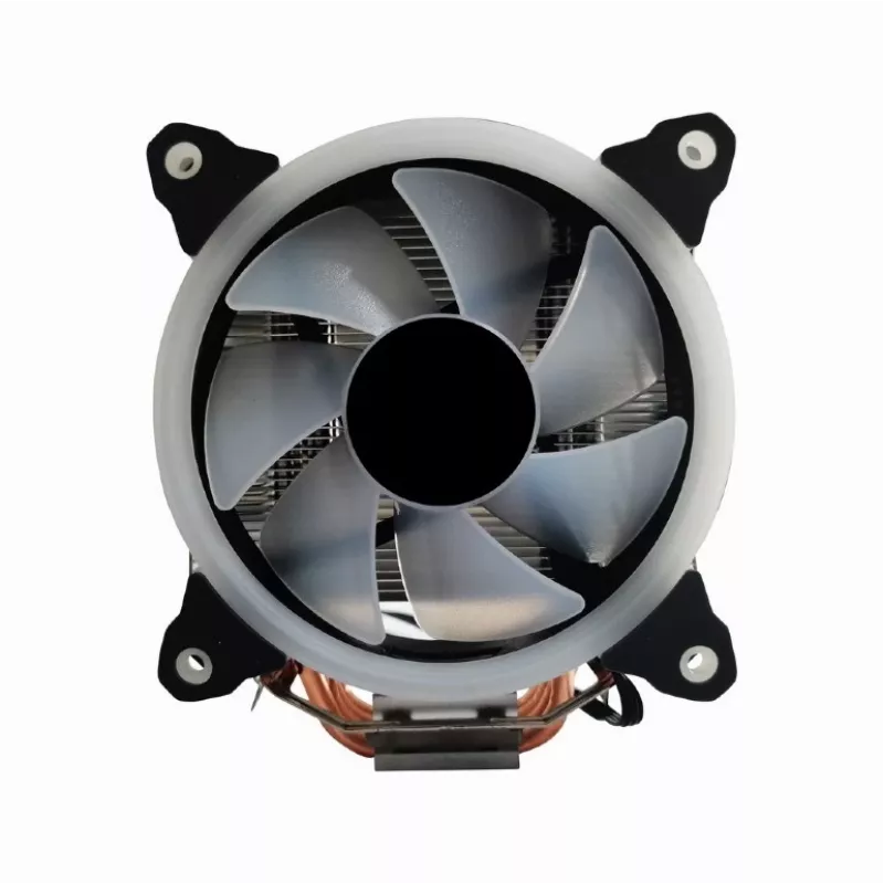 Air cooler Gembird CPU-HURACAN-ARGB-X130 12 cm Black White