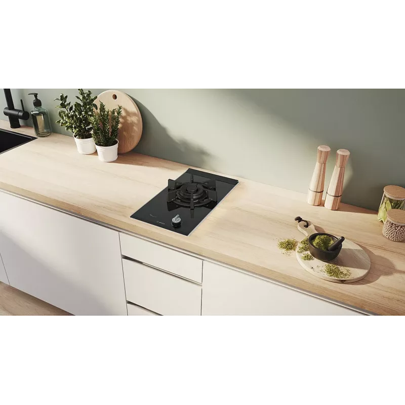 Bosch Serie 8 PRA3A6I10 hob Black Built-in 30 cm Gas 1 zone(s)