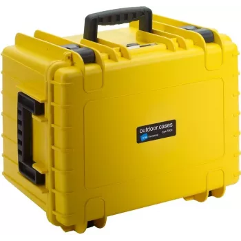 Hard case for DJI Mavic 4 Pro by b&w international PP.221 yellow – protective carrying case