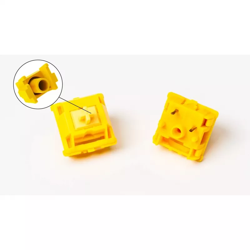 Mechanical Key Switch Set Keychron Gateron Cap V2 Golden-Yellow G32 — 110 switches