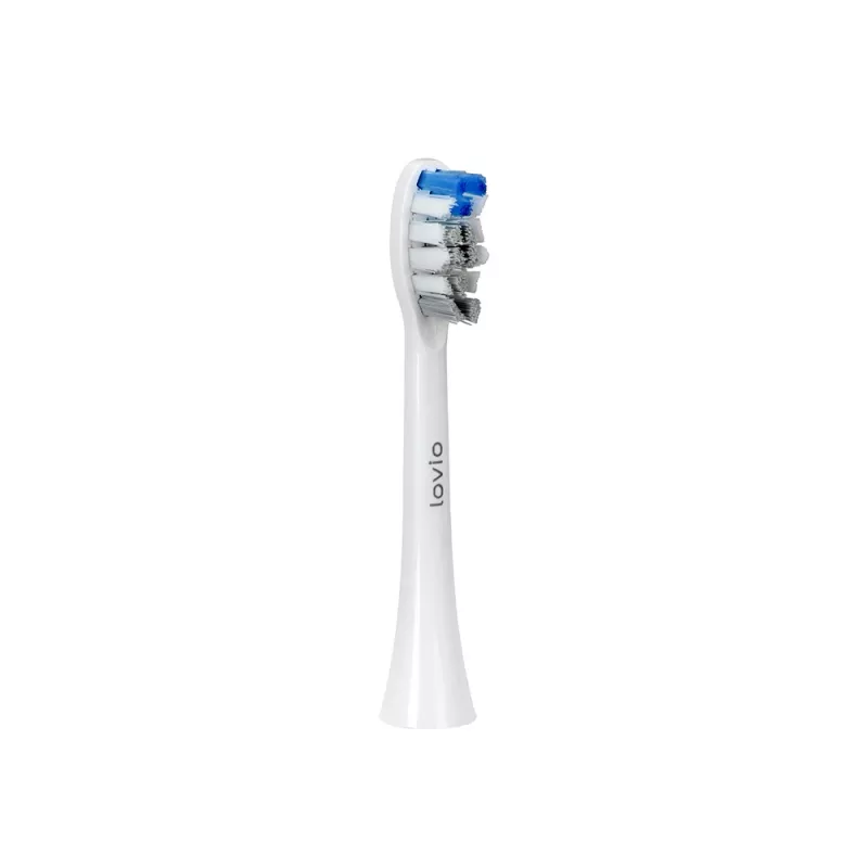 Toothbrush Heads No name LOVIO_SonicProtect PRO replacement medium bristle white 5 pcs LVTB124WK-HM