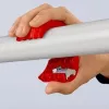 KNIPEX manual pipe cutter for PVC and sealing slee