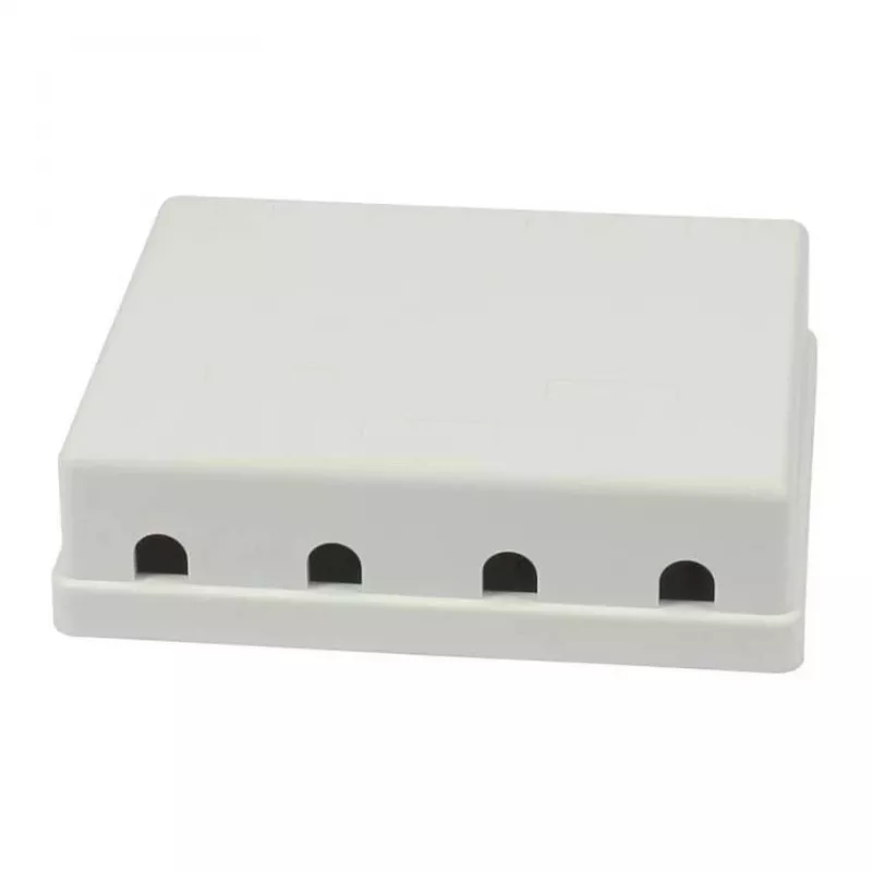 Synergy21 Keystone, Module Carrier, Patchpanel for 4x TP-Module, Surface-Mount, White(ABS)