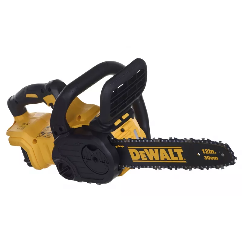 Chainsaw DeWalt DCM565P1 — cordless, 30 cm bar, 5 Ah battery, 0.12 L oil tank