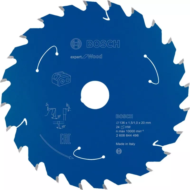 Bosch 2 608 644 498 circular saw blade 13.6 cm 1 pc(s)