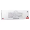 Mechanical Keyboard White Shark Wakizashi-2 US Red Switch, Tenkeyless/US layout, White