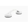 Suction cup holder Qmed DRQM6D0AAXXXP — technopolymer wall mount, 20 cm depth, max load 30 kg, white, 65×53 mm