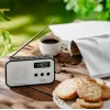 Portable digital radio Adler AD 1907 — AM/FM, digital tuner, alarm, USB-C, 600 mAh battery, LCD, 20 presets, telescopic antenna