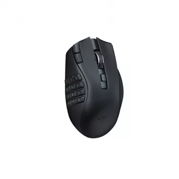 Gaming mouse Razer Naga V2 HyperSpeed RF Wireless + Bluetooth, right-hand, 30000 DPI, optical, black