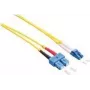 Logilink - Patch-Cable - LC Single-Modus (M) to SC Single-Modus (M) - 3 m - Fibre Optic - Duplex - 9/125 micrometre - OS2 - Halogen-Free - Yellow (FP0LS03)