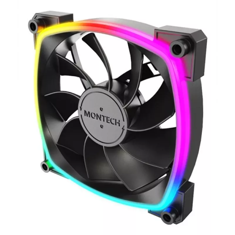 Montech RX120 PWM Computer case Fan 12 cm Black 3 pc(s)