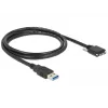 USB Cable DeLOCK 1m USB 3.0 USB 3.2 Gen 1 Micro-USB B Black