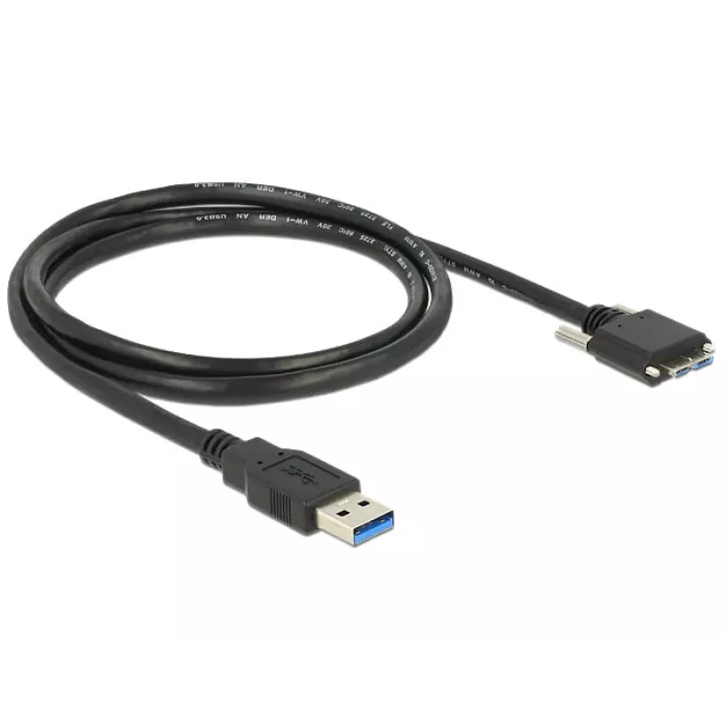 USB Cable DeLOCK 1m USB 3.0 USB 3.2 Gen 1 Micro-USB B Black