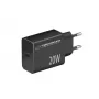 Mains charger ESPERANZA EZC104K 20W Black, USB power adapter for portable devices