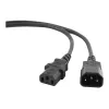 Gembird PC-189 power cable Black C14 coupler