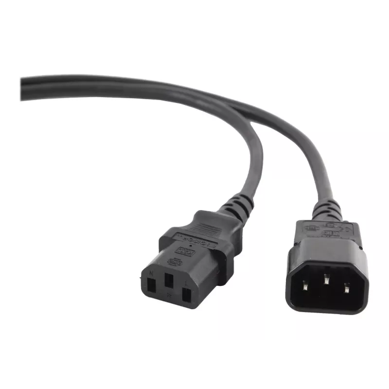 Gembird PC-189 power cable Black C14 coupler