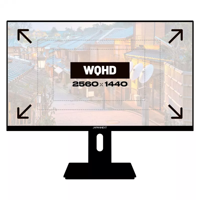 JAPANNEXT JN-27IPS4FLWQHDR-HSP 16 9 HDMI/DP WQHD - Flat Screen (TFT/LCD)