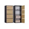 ALMA CHEST OF DRAWERS, ANTHRACITE/ARTISAN OAK