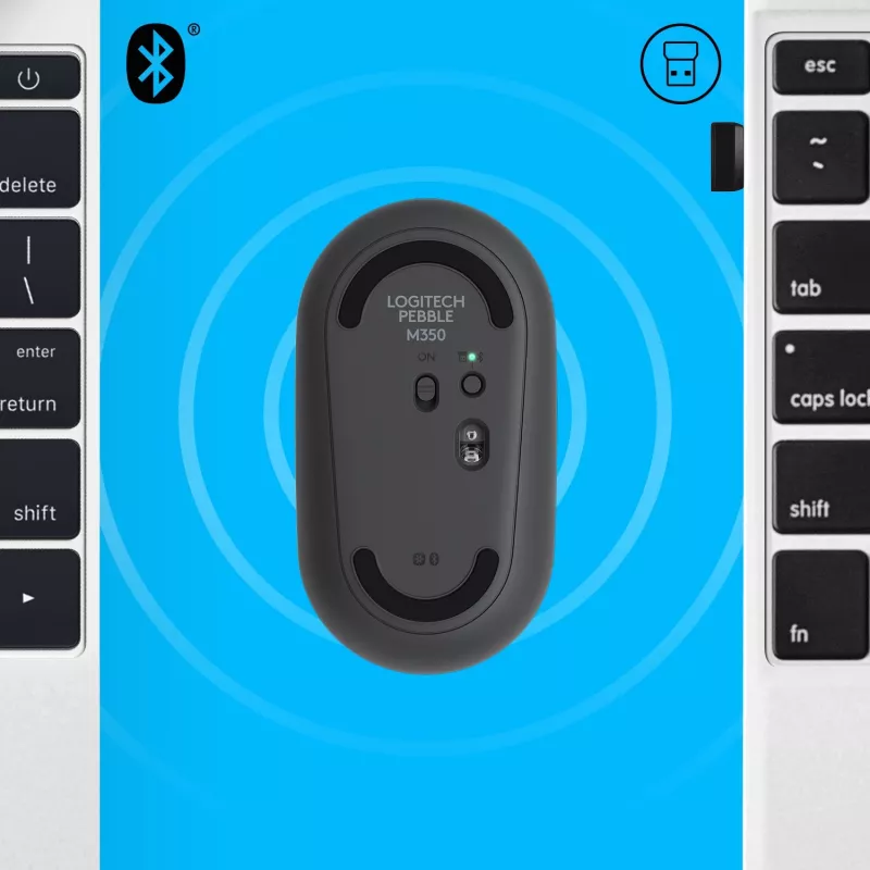 Mouse USB Optical Wrl M350/GRAPHITE 910-005718 Logitech