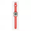 Band Nomad Tempo — Red rubber, 18 mm width, fits wrists 135–175 mm