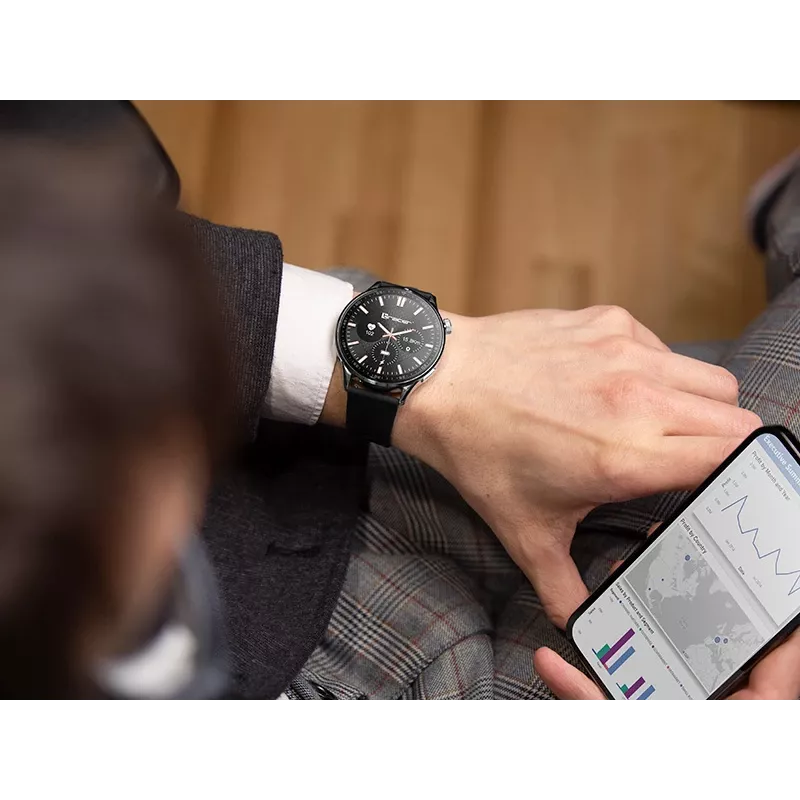 Smartwatch Tracer SMW9 X-TRO 1.52 Black