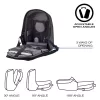 Backpack XDDESIGN Bobby Hero XL — 21.5 L, fits 17 inch laptop, tablet compartment, organizational panel, black