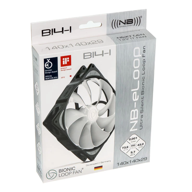 NOISEBLOCKER NB-eLoop Fan B14-1 140mm Black