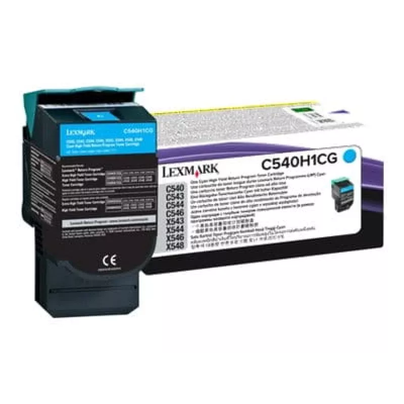 Toner cartridge Lexmark C540H1CG 2500 pages Cyan