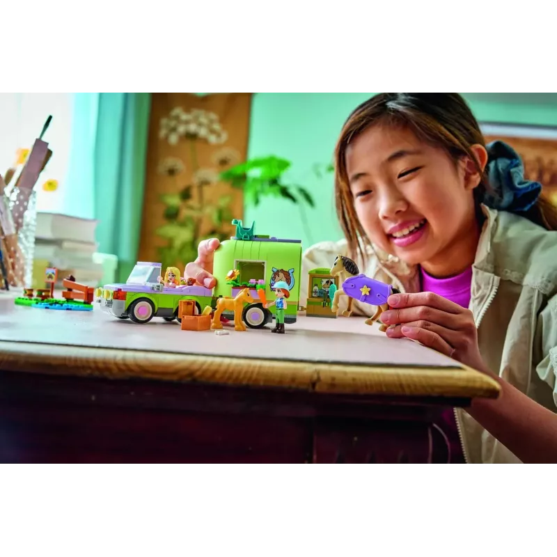 LEGO FRIENDS 42695 Horse and Baby Foal Trailer
