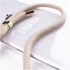 Necklace case Lookabe loo007 gold nude for iPhone 7/8 Plus — wearable phone pouch with strap