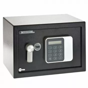 Freestanding safe Yale YSG/200/DB2 — steel, combination lock, 8.6 L, 310×200×200 mm, black