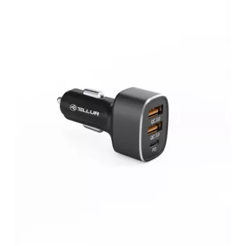 Car Charger Tellur FCC9 56W 9A — USB car power adapter, 56W total output, 9A max