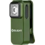 olight OCLIP LED clip light green with two light sources, multifunctional (model 12972)