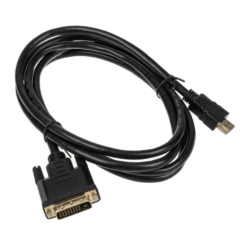 Video cable adapter Akasa AK-CBHD06-20BK 2m DVI-D HDMI Black