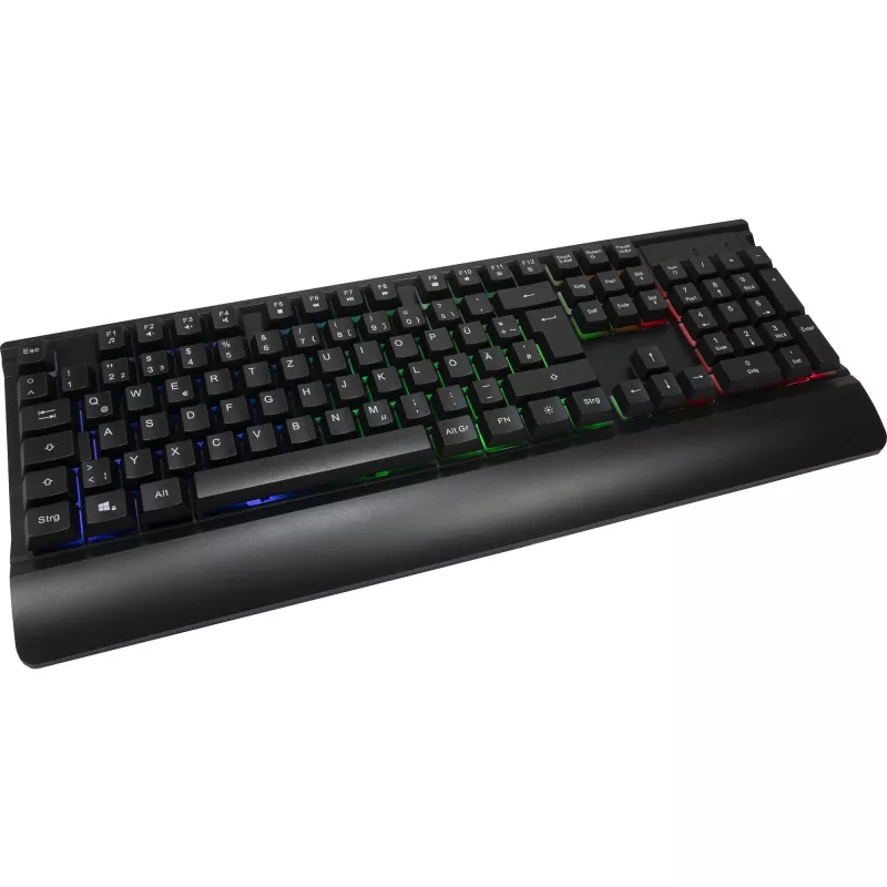 Wired gaming keyboard and mouse set INTER-TECH KC-3000 RGB backlit, USB connection