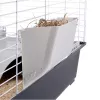 Cage FERPLAST Casita 100 for Rabbits and Guinea Pigs, Metal/Plastic, 960×570×560 mm, Taupe/White
