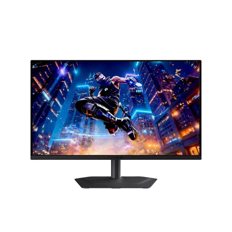 27 inch GIGABYTE MO27Q3 QD‑OLED QHD Gaming Monitor — 2560x1440, 360Hz, 0.03ms, 250 cd/m², HDR True Black 400, HDMI 2.1, DP 1.4