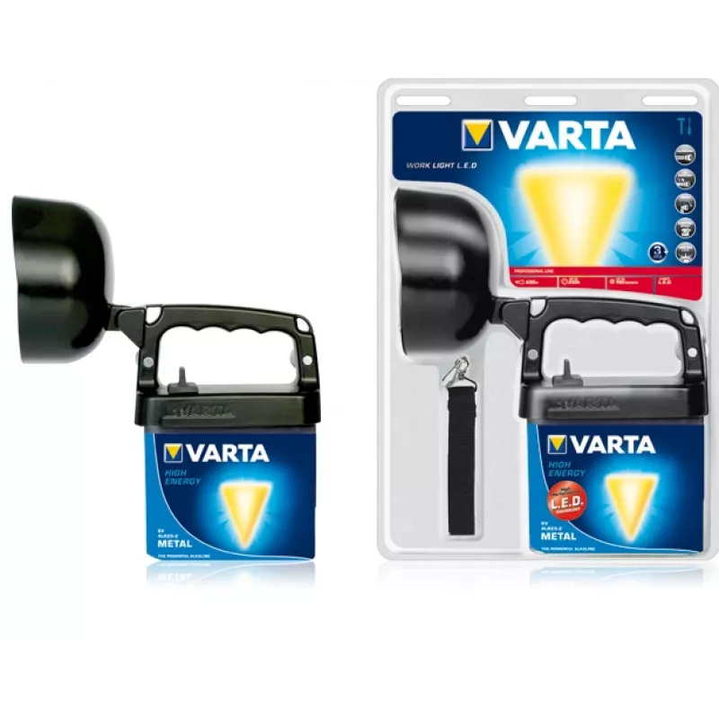 Hand flashlight Varta 18660101421 LED 4W 190lm Black Blue