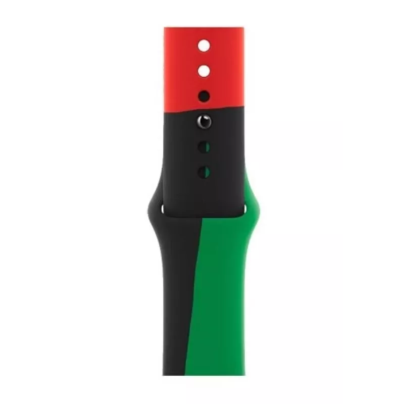 Band Apple 40mm Black Unity Sport Band M/L Black Green Red