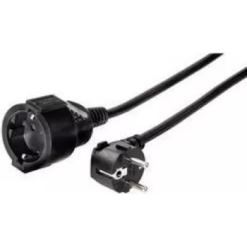 Power Extension Cable e+p SV 52 5m 1 AC Outlet Black