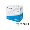 LANBERG networking cable Cat6 U/UTP LCU6-11CU-0305-S, 305 m, 23 AWG, grey, HDPE jacket